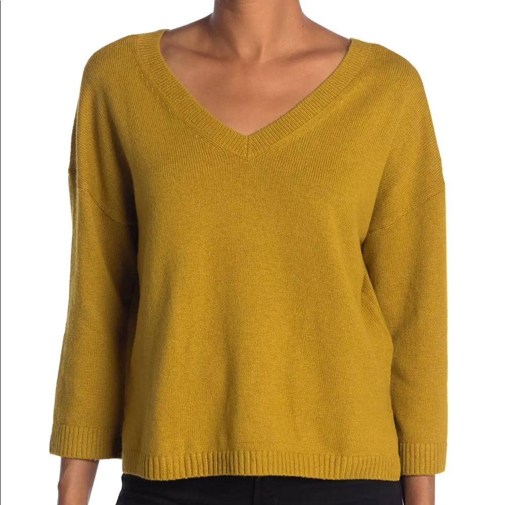 MADEWELL SZ XL Double-v Pullover In Savannah Moss